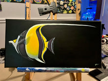 Load image into Gallery viewer, Moorish Idol on 8 x 16” Canvas