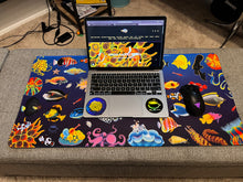 Load image into Gallery viewer, Blue Reef Saltwater Fish Mousepad/ Deskmat