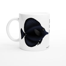 Load image into Gallery viewer, Black Tang White 11oz Ceramic Mug
