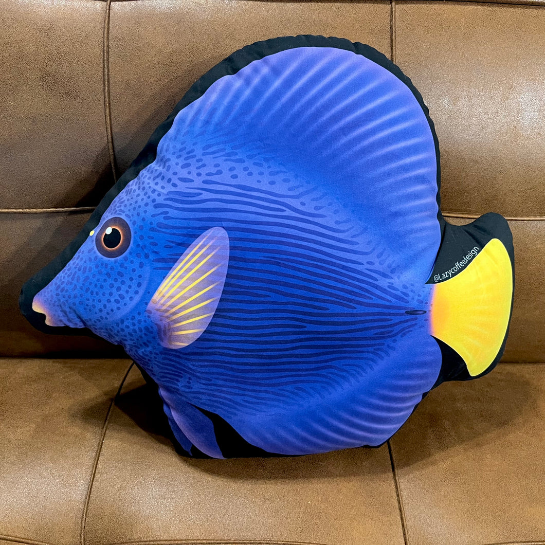 Purple Tang Pillow 18”