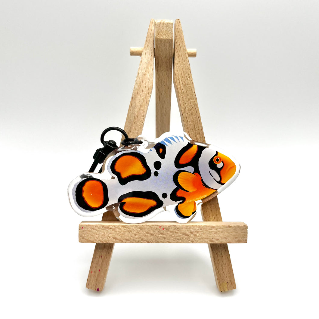 Picasso Designer Clownfish Keychain