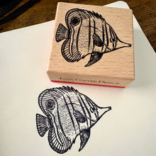 Load image into Gallery viewer, Copperband Butterfly Rubber Stamp

