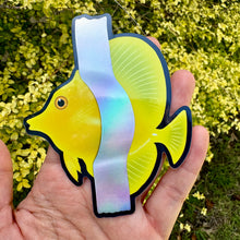 Load image into Gallery viewer, $6.2M Yellow Tang Sticker/ Holographic

