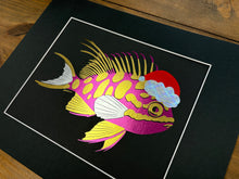 Load image into Gallery viewer, (Void if Removed Series) Secret Santa Foil Art Print
