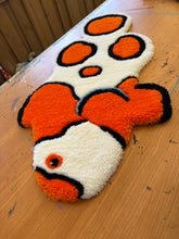 Load image into Gallery viewer, Orange Storm Clownfish Rug Art(WYSIWYG)

