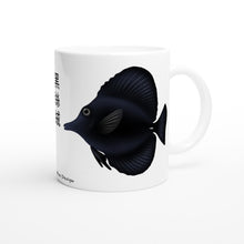 Load image into Gallery viewer, Black Tang White 11oz Ceramic Mug
