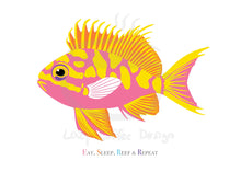 Load image into Gallery viewer, Borbonius Anthias/ Eat, Sleep,Reef &amp;Repeat Cards / 7 pack
