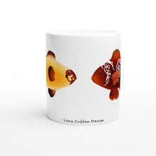 Load image into Gallery viewer, Maroon Clownfish White 11oz Ceramic Mug

