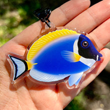 Load image into Gallery viewer, Powder Blue Tang Keychain
