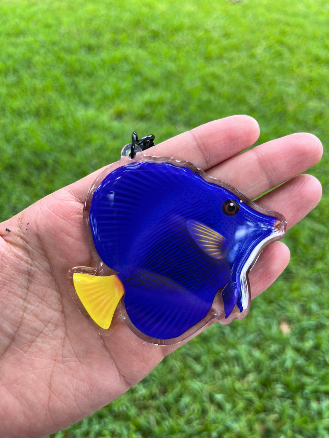 Purple Tang Keychain