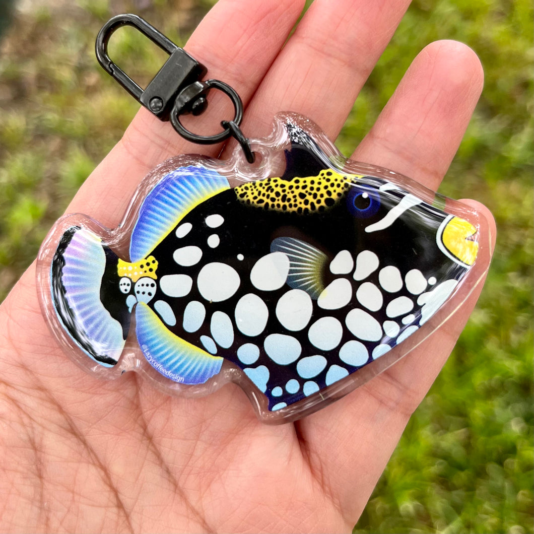 Clown Triggerfish Keychain