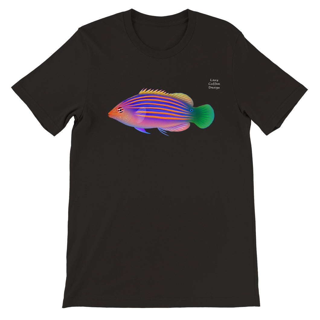 6 line Wrasse Premium Unisex Crewneck T-shirt