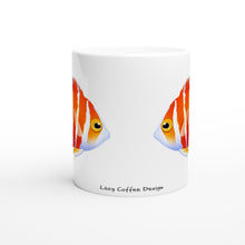 Load image into Gallery viewer, Peppermint Angelfish White 11oz Ceramic Mug
