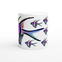 Load image into Gallery viewer, Banggai Family White 11oz Ceramic Mug
