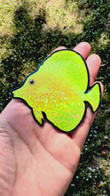 Load and play video in Gallery viewer, Yellow Tang Sticker / Glitter

