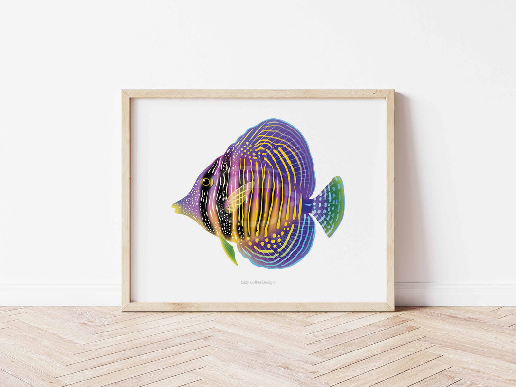 Sailfin Tang Fine Art Print