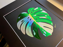 Load image into Gallery viewer, Monstera Foil Art Print

