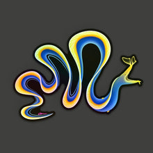 Load image into Gallery viewer, Blue Ribbon Eel Sticker / Holographic
