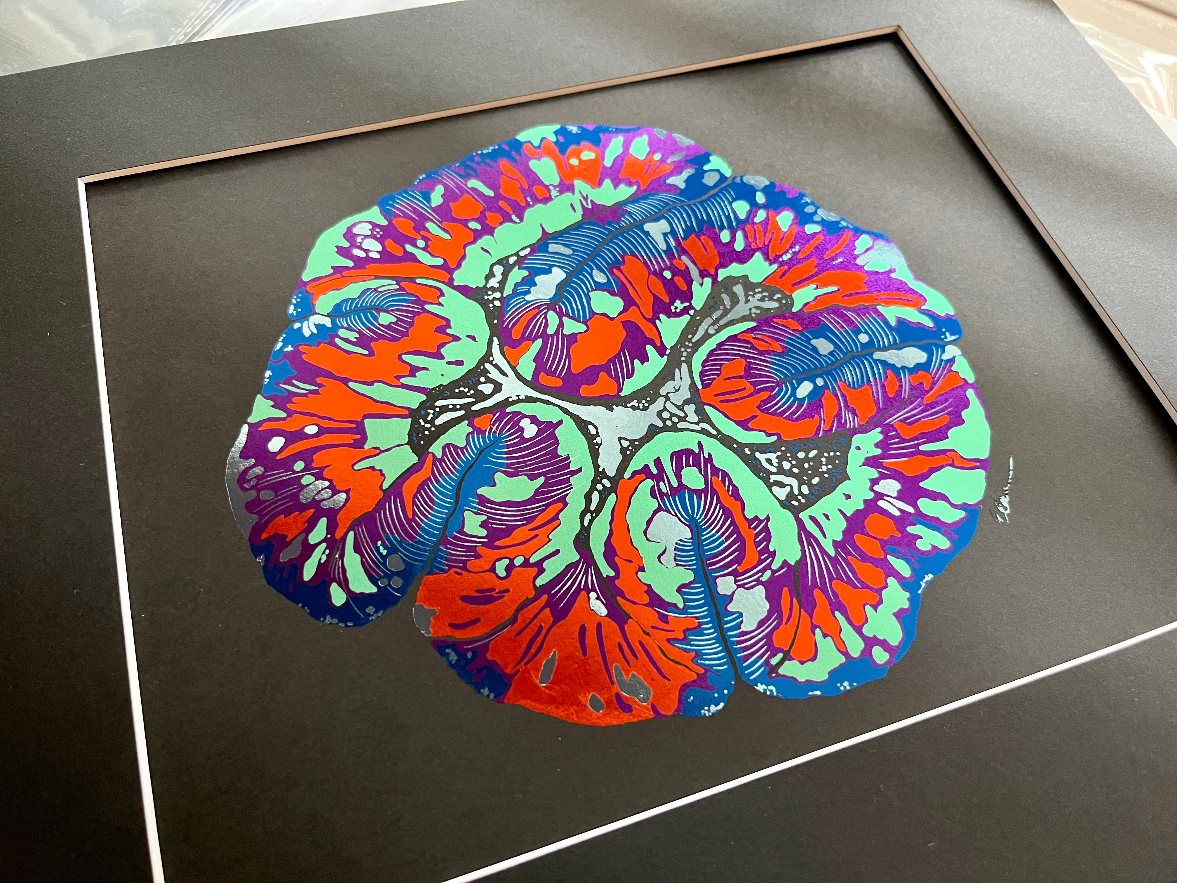 Rainbow Trachy Foil Art Print – lazycoffeedesign