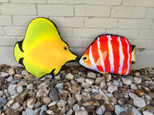 Load image into Gallery viewer, Peppermint Angelfish Pillow 18”

