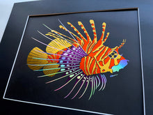 Load image into Gallery viewer, Lion Fish Foil Art Print

