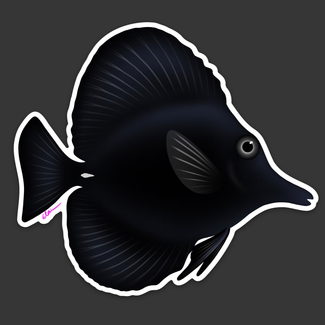 Black Tang sticker – lazycoffeedesign