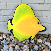 Load image into Gallery viewer, Yellow Tang Pillow 18”
