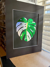 Load image into Gallery viewer, Monstera Foil Art Print
