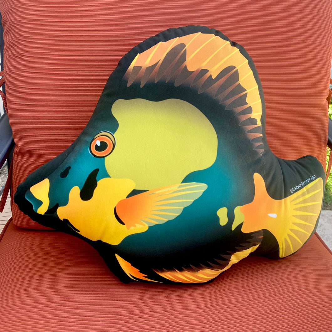 Koi Tang “Camo” Pillow 18”