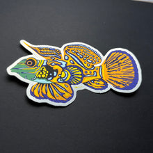 Load image into Gallery viewer, Mandarin Dragonet Sticker/ Metallic
