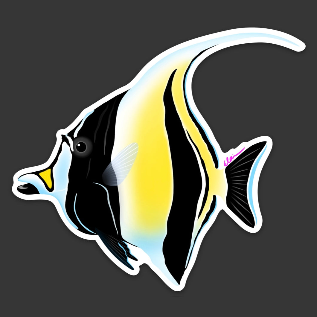 Moorish Idol sticker