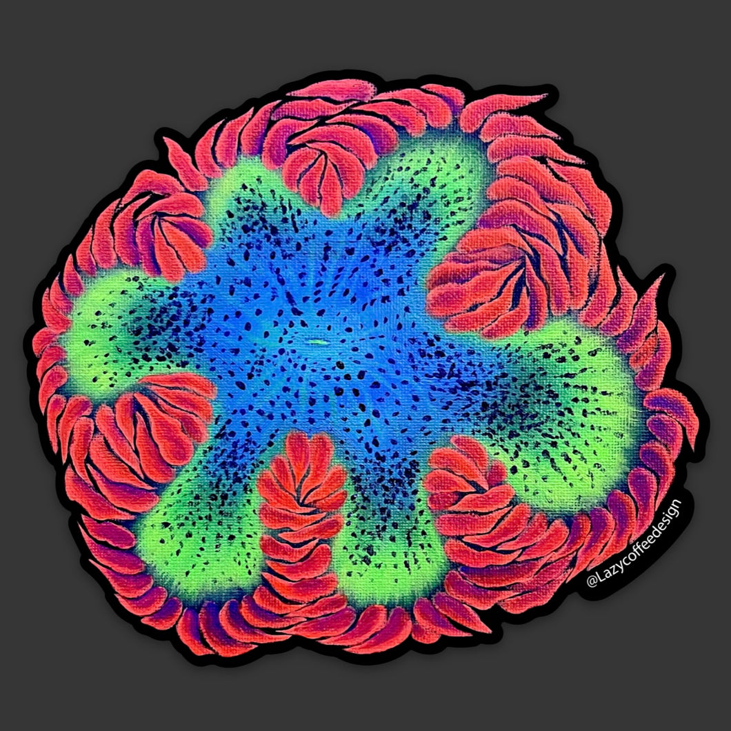 Rockflower Anemone Sticker