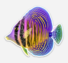 Load image into Gallery viewer, Rainbow Sailfin Tang Sticker
