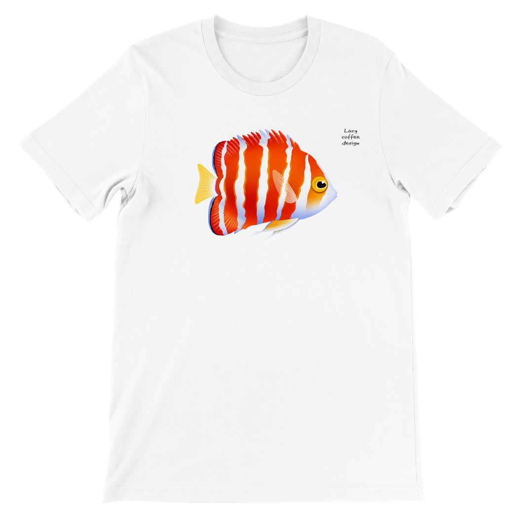 Peppermint Angelfish Premium Unisex Crewneck T-shirt